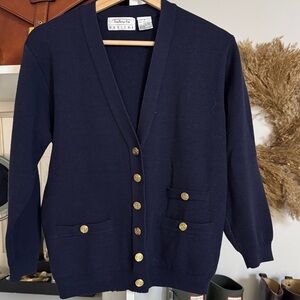 Talbots cardigan 
100% Merino wool
